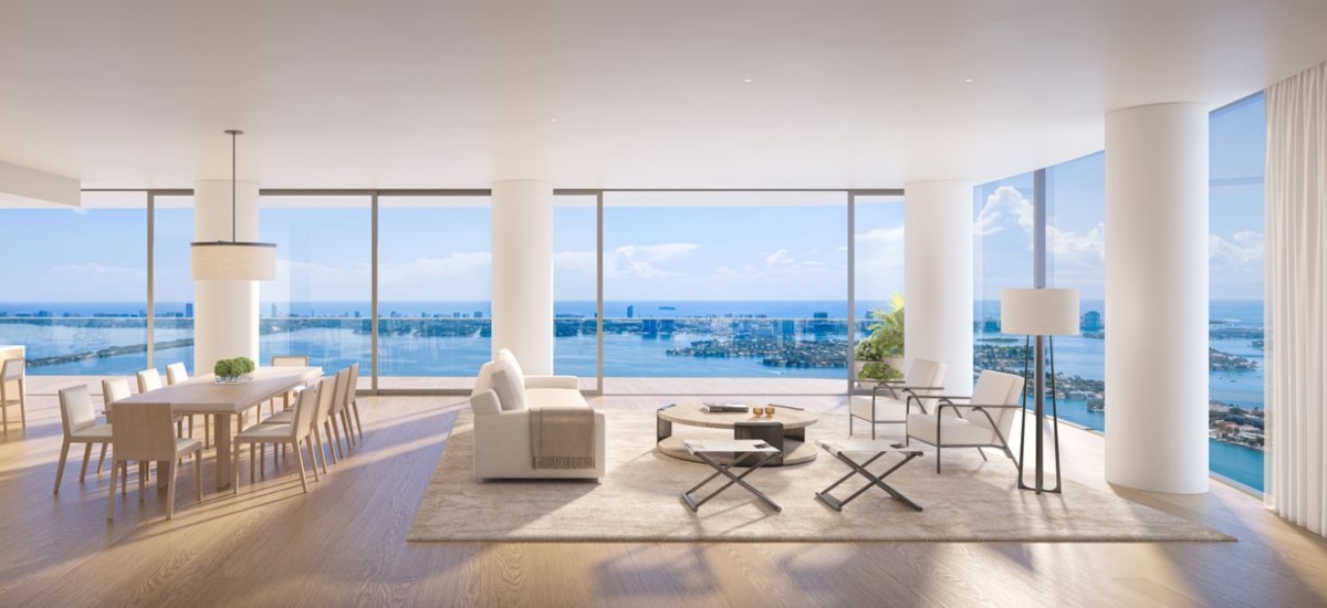 Leclerc’s new home—referred to as a “Signature Residence”—will feature between two to three bedrooms and span from 1,900 to 3,700 square feet. / Photo AD