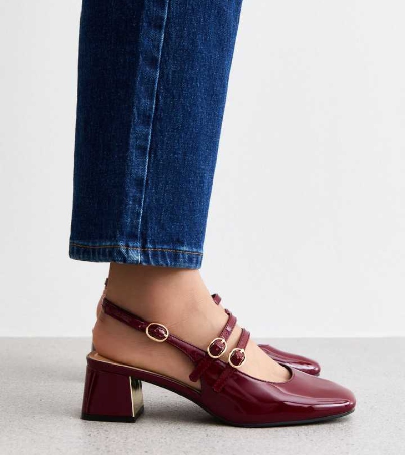 Mary Janes and ballet flats are making a delicate but confident comeback. With rounded toes and low heels, they channel innocence with a grown-up edge. / Photo New Look