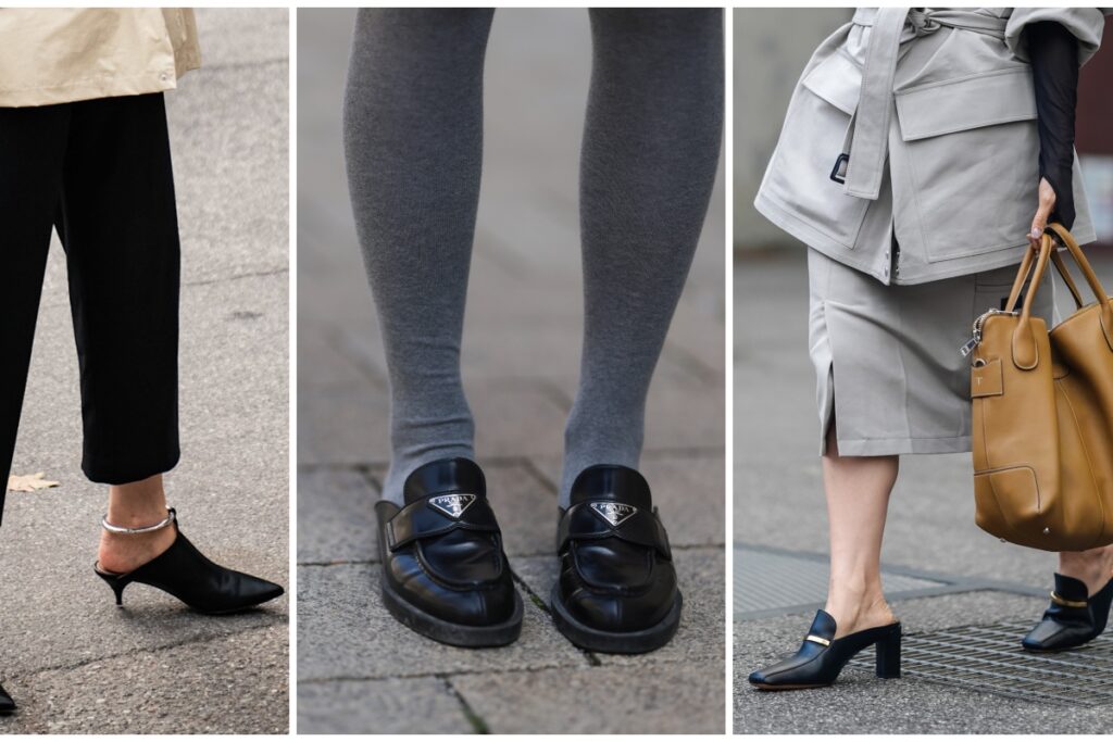 Mules are easy to slip on, versatile, and surprisingly chic. They blend seamlessly with linen trousers or oversized shirting. / Photo Marie Claire