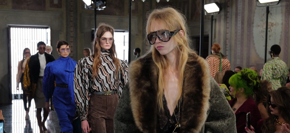 In staging Gucci’s Cruise 2026 show within the storied walls of Palazzo Settimanni / Photo via Gucci