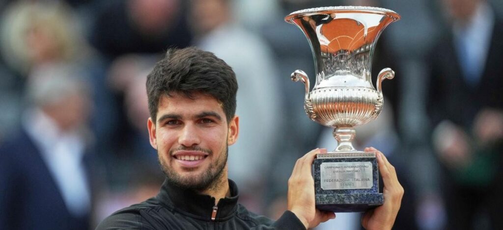At just 21 years old, Carlos Alcaraz continues to build a legacy at an incredible pace, with this victory being his 19th overall on the ATP Tour / Photo via ATP