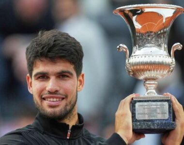 At just 21 years old, Carlos Alcaraz continues to build a legacy at an incredible pace, with this victory being his 19th overall on the ATP Tour / Photo via ATP