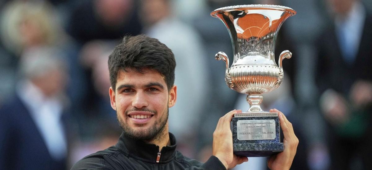 At just 21 years old, Carlos Alcaraz continues to build a legacy at an incredible pace, with this victory being his 19th overall on the ATP Tour / Photo via ATP