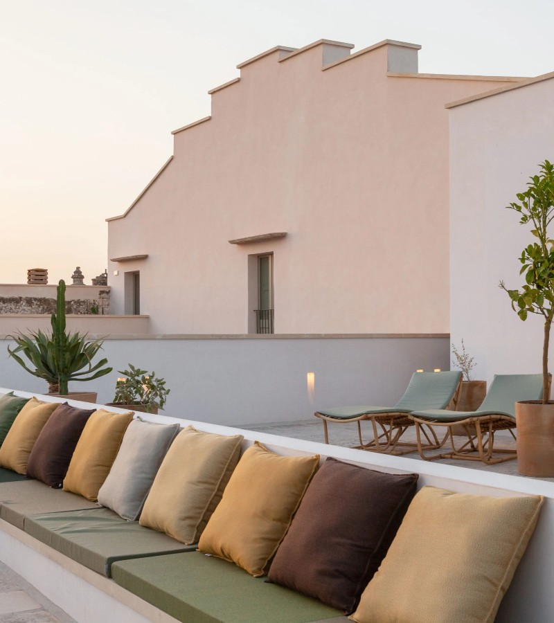 It’s a curated journey through beauty, heritage, and contemporary elegance. Welcome to the new icon of refined luxury in southern Italy / Photo via Palazzo Tafuri