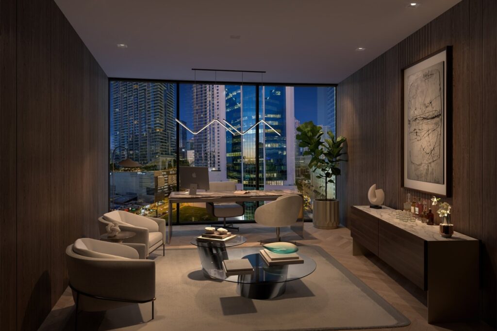 Ryan Shear, Managing Partner at PMG, added, “One Twenty Brickell offers high-end living and built-in productivity in one of Miami’s most vibrant neighborhoods.” / Photo One Twenty Brickell
