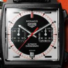 The Swiss watchmaker introduces a bold new timepiece: the TAG Heuer Monaco Chronograph Stopwatch. / Photo TAG Heuer
