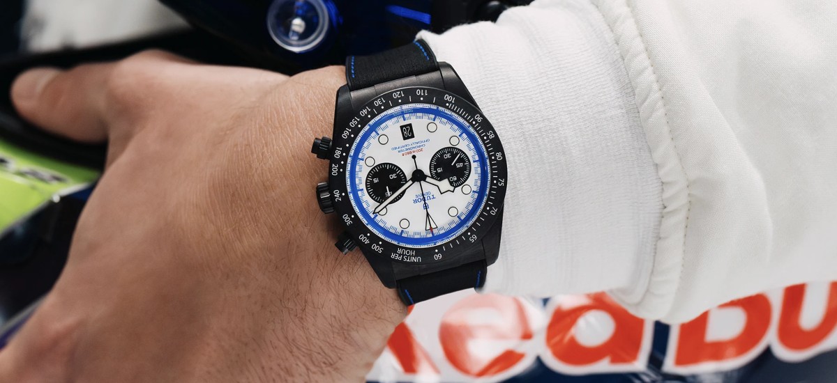 The Tudor Black Bay Chrono “Carbon 25”, a limited-edition chronograph, reflects the brand’s ongoing connection to motorsport / Photo via Tudor