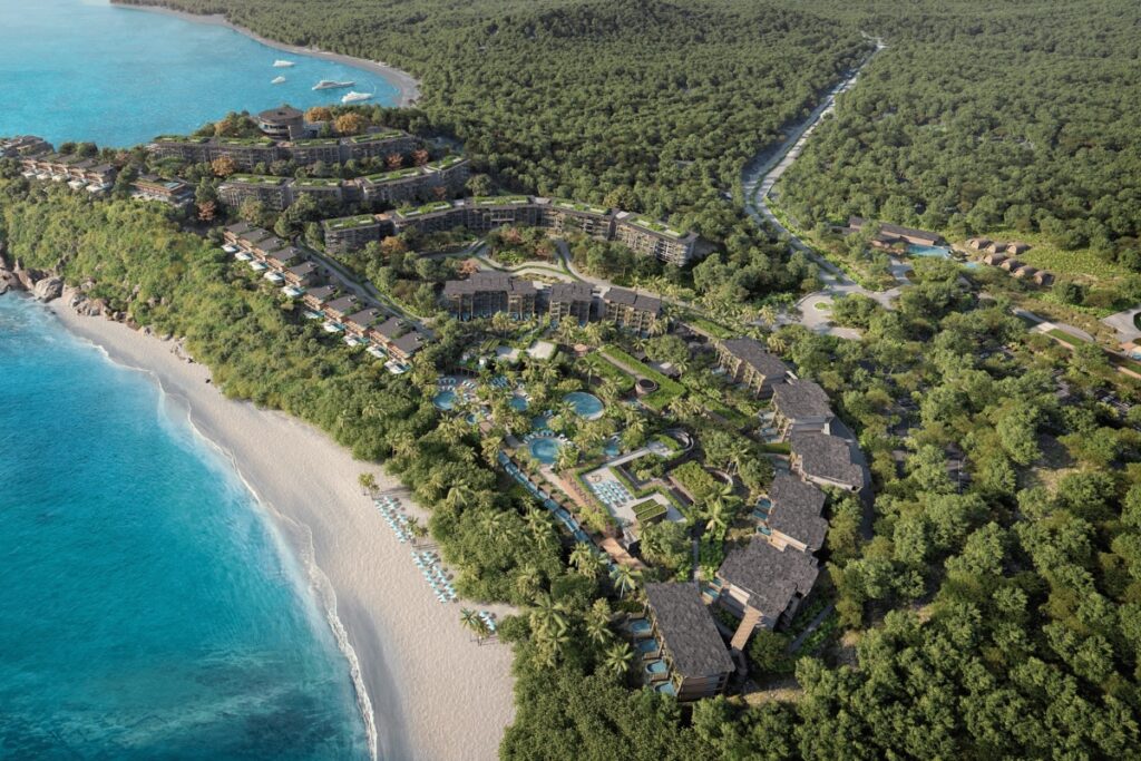 Perched between Panama Bay and Culebra Bay, the St. Regis Costa Rica boasts 634 yards of pristine beachfront / Photo St Regis Costa Rica