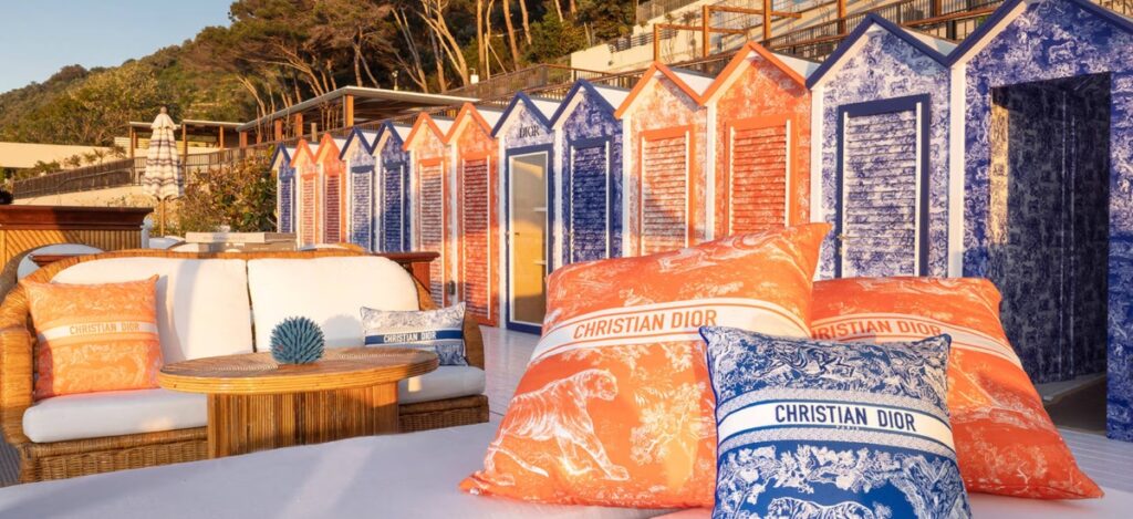 Dior unveils its Dioriviera pop-up inside Il Riccio, Capri’s most exclusive beach club and restaurant / Photo Dior