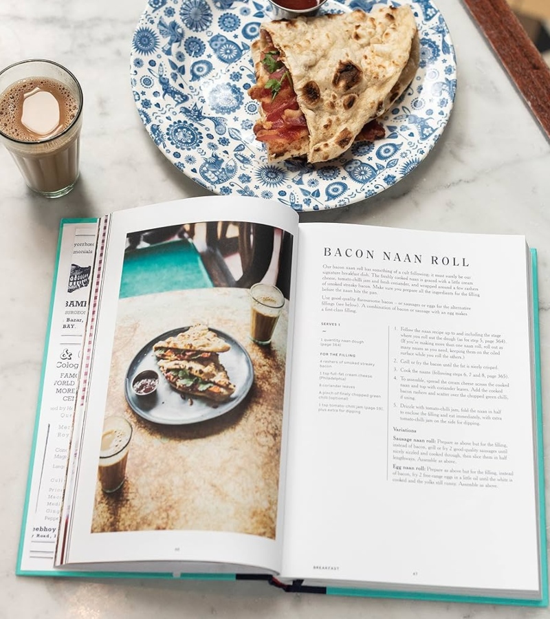 A cookbook from Dishoom brings spice and culture into his meal planning. / Photo Dishoom