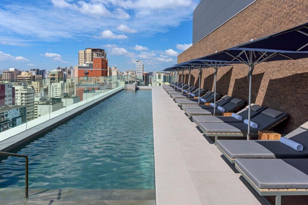 Fasano Itaim is a sensory experience that blends world-class design, art, gastronomy, and hospitality / Photo via Hotel Fasano Itaim