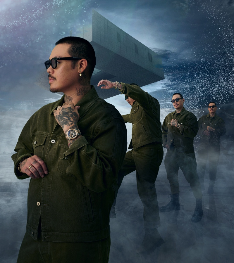 Inside beats the RD515 caliber—Roger Dubuis’ flying tourbillon at 7 o’clock. For Dr. Woo’s vision to materialize, the watch’s construction was adapted. / Photo Dr. Woo