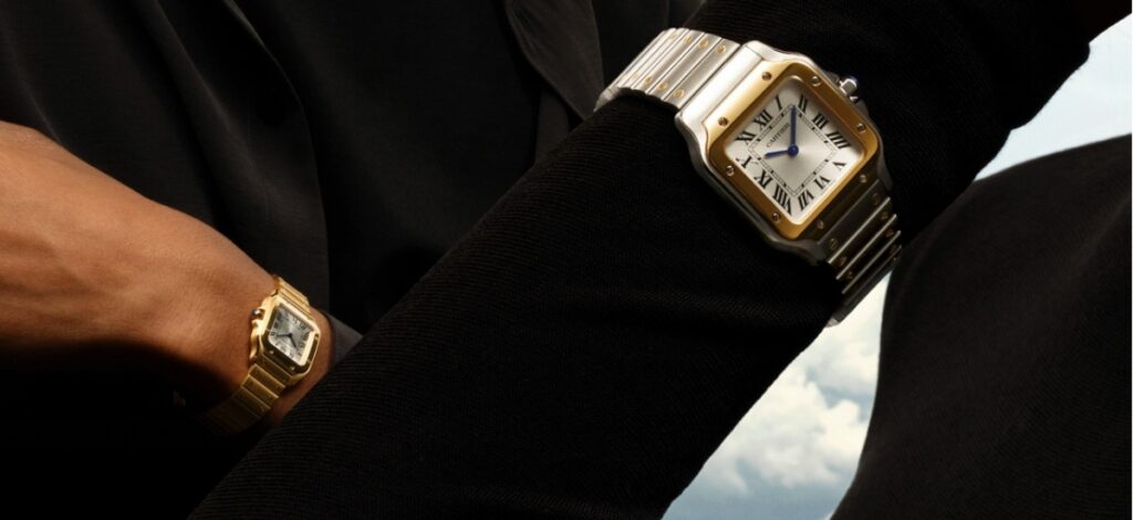 Measuring just 27 mm in width and 34.5 mm in height, this refined version pays homage to the early designs of the legendary wristwatch while offering updated features that align with today’s taste for versatility, subtlety, and enduring style. / Photo Cartier