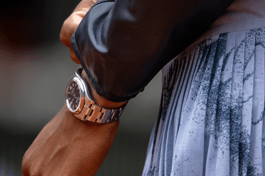 Coco Gauff and her Rolex Oyster Perpetual / Photo Rolex
