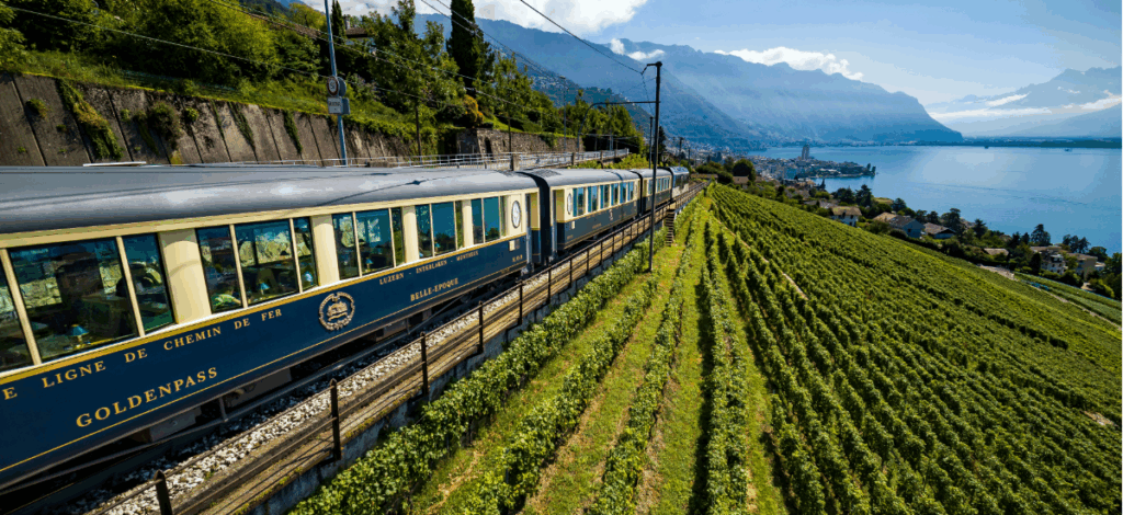 Departing from the picturesque lakeside town of Montreux, this journey takes travelers through scenic mountain landscapes en route to two of Switzerland’s culinary treasures: Gruyères and Broc / Photo MOB