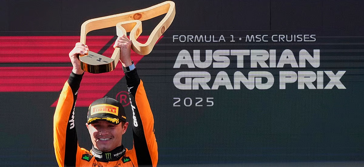 Lando Norris secured his third victory of the season