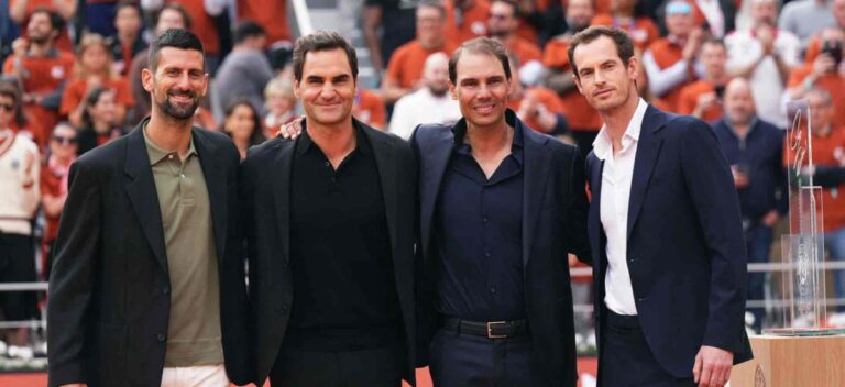 Into the timepieces worn by three tennis legends—Roger Federer, Rafael Nadal, and Novak Djokovic—each representing a distinct vision of excellence from Rolex, Richard Mille, and Hublot / Photo via Roland Garros