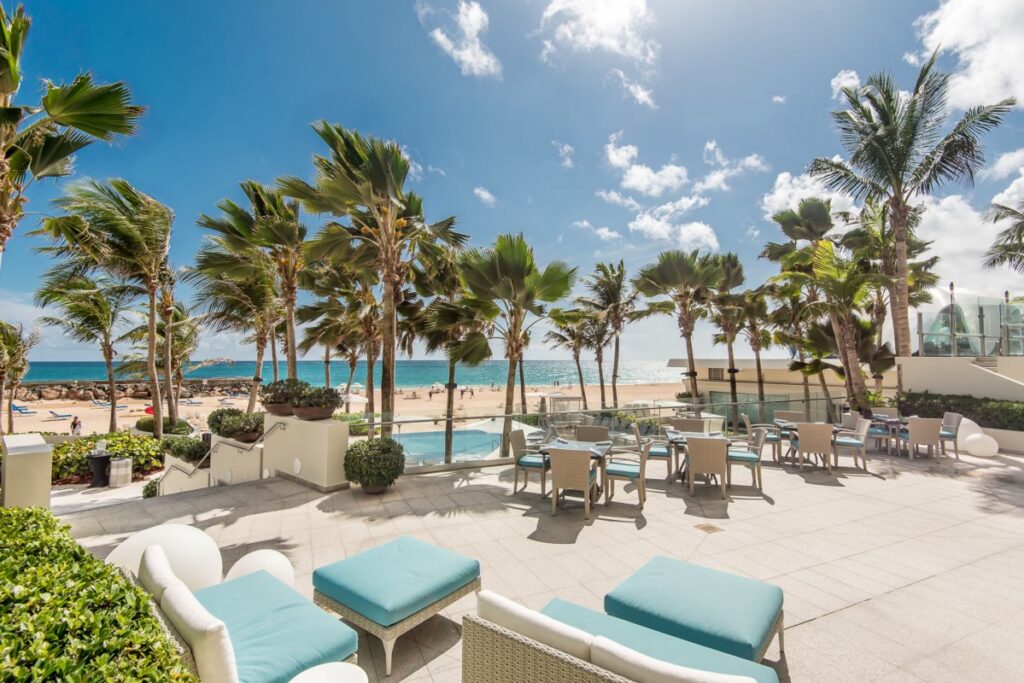 Set along the sun-soaked Condado Beach in San Juan, La Concha Renaissance Resort immerses guests in Puerto Rico’s vibrant LGBTQ+ culture / Photo via La Concha Renaissance Resort