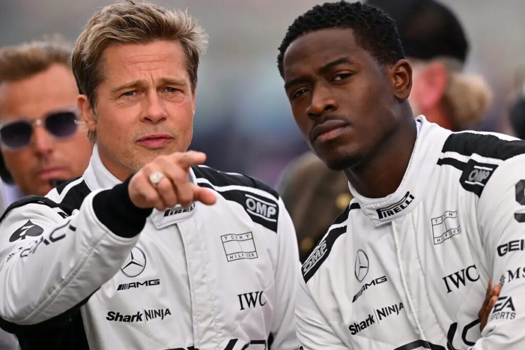 The fictional team, APXGP, was granted permission to film during actual Grand Prix weekends, something unheard of in previous motorsport films / Photo F1