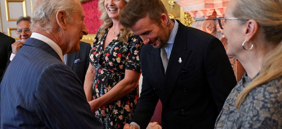 David Beckham, once the golden boy of East London football pitches, has officially ascended to the heights of British aristocracy / Photo via The King's Foundation