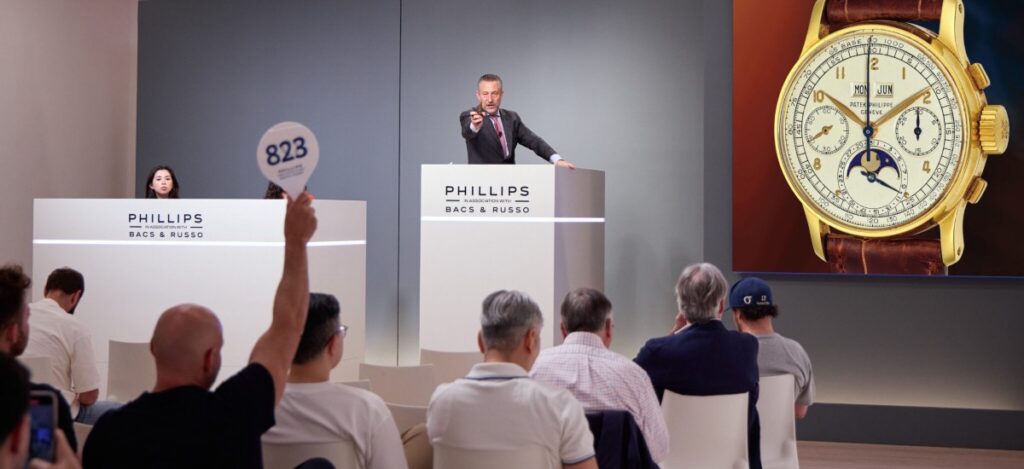 In a stunning showcase of horological prestige, The New York Watch Auction: XII by Phillips reached a jaw-dropping $25 million in total sales / Photo via Phillips Auction