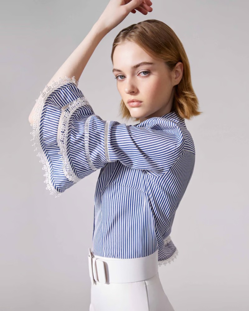 Carolina Herrera has claimed capri-length pants as her go-to trend this season, using bold colors that pop from poolside to boardroom / Photo via Carolina Herrera