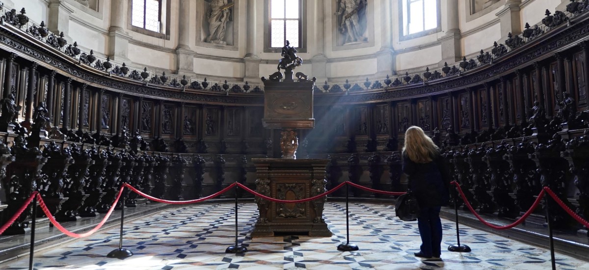 The island of San Giorgio Maggiore is capturing global attention as the rumored venue for Jeff Bezos and Lauren Sánchez’s lavish wedding, set for late June 2025 / Photo via San Giorgio Maggiore