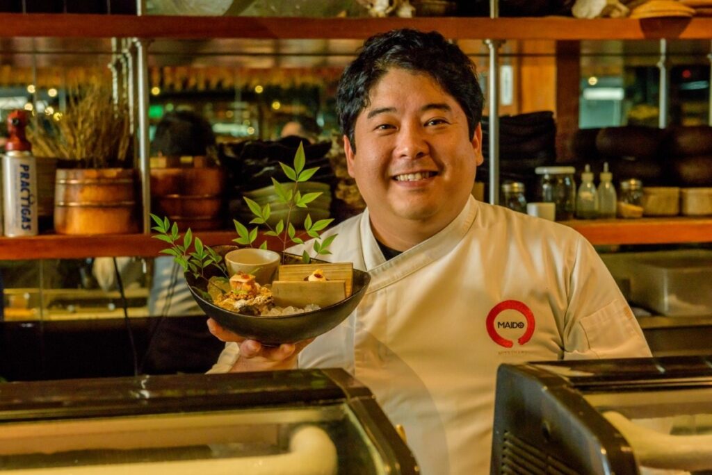 The tasting menu includes over 10 courses, each representing a meticulous harmony between Japanese discipline and Peruvian spontaneity. / Phto Maido