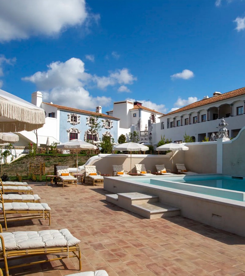 Tucked away in the Alentejo countryside, Hotel Vermelho is the first boutique hotel by Christian Louboutin / Photo via Hotel Vermelho