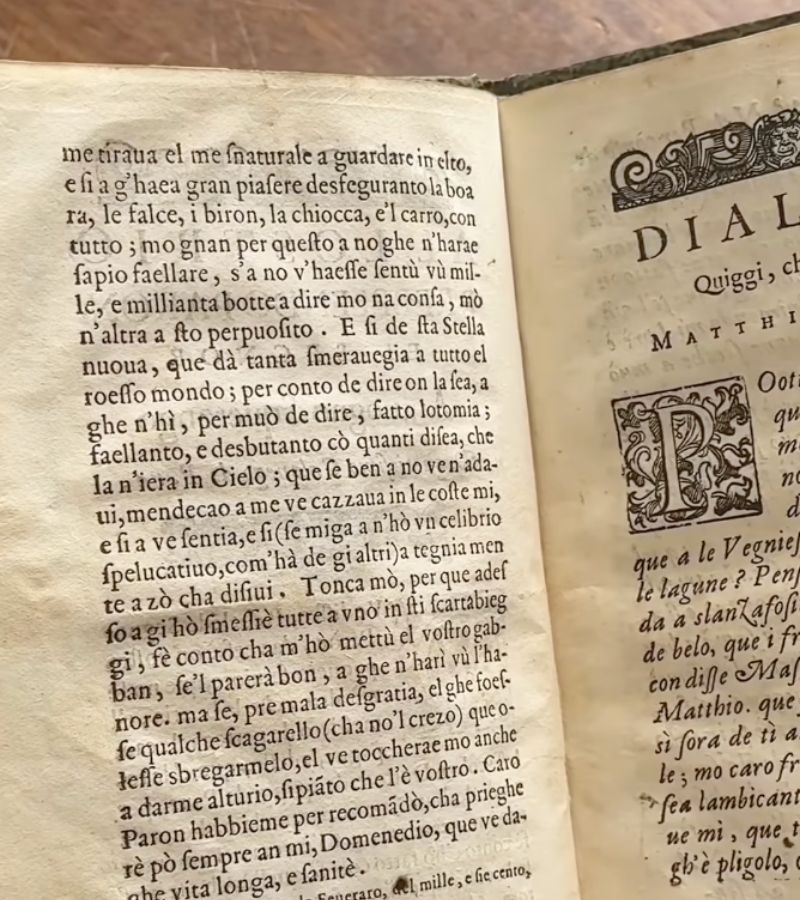 Galileo's First Book