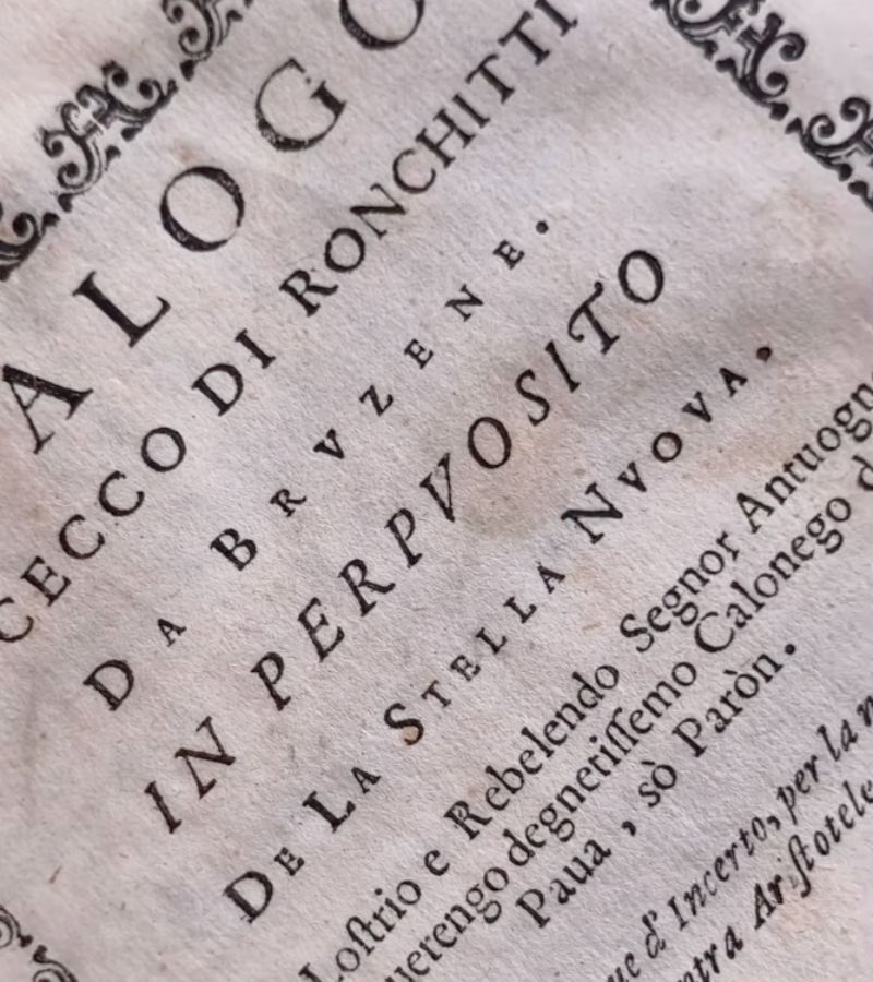 Galileo's First Book