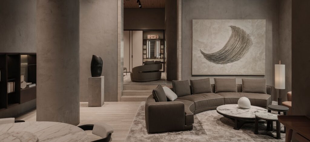 This Molteni&C Exhibition isn’t merely an art display — it’s a poetic conversation between design and creative expression, with space itself becoming the canvas / Photo Molteni&C