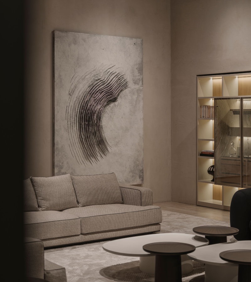 Each installation welcomes visitors into a world where texture, form, and meaning intersect. / Photo Kalpa Galery