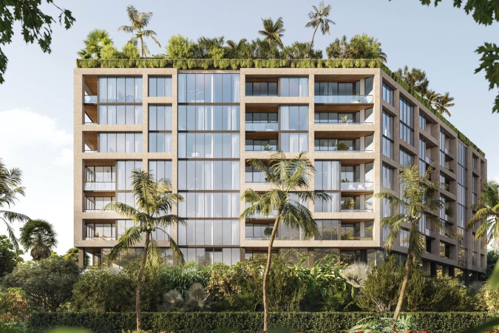 Soft neutral tones, fluid architecture, natural light, and organic materials converge to create an environment that radiates calm and wellness. / Photo The Well