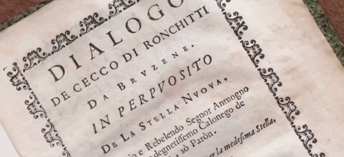 Galileo's First Book