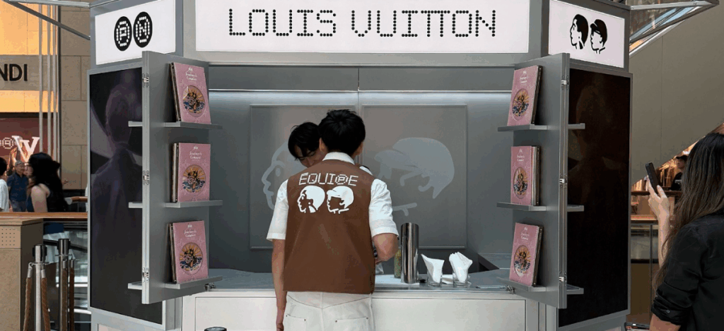 Louis Vuitton Blends Fashion and Matcha in a Sensory Experience in Hong Kong / Photo via Louis Vuitton
