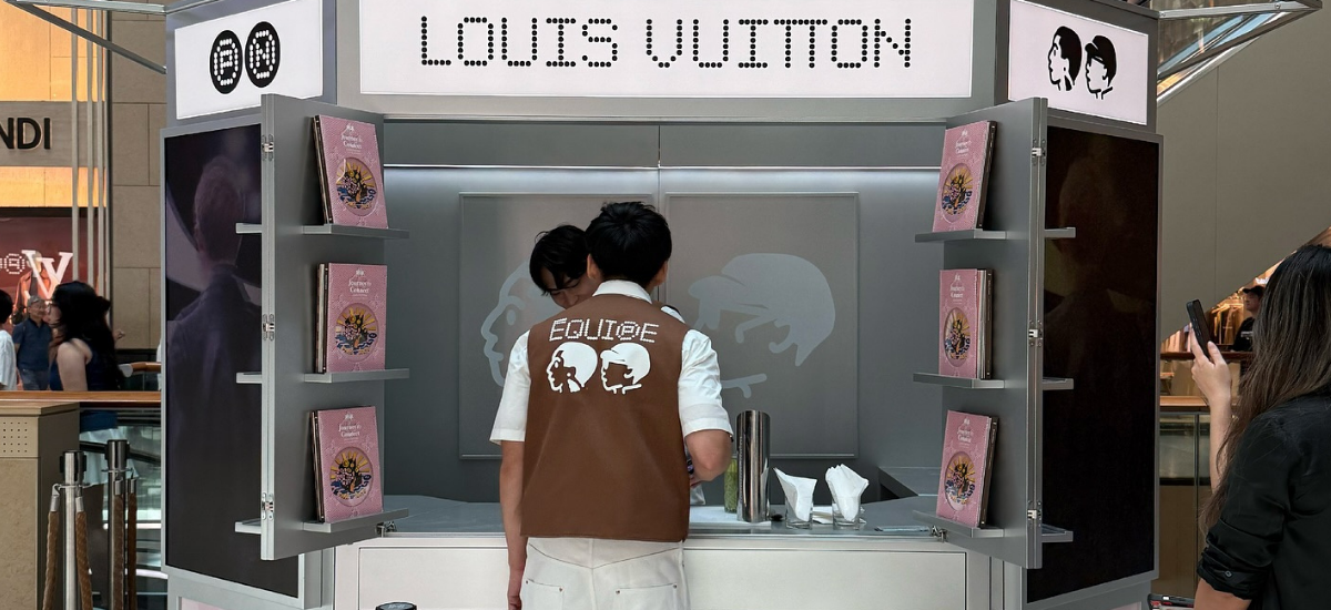 Louis Vuitton Blends Fashion and Matcha in a Sensory Experience in Hong Kong / Photo via Louis Vuitton