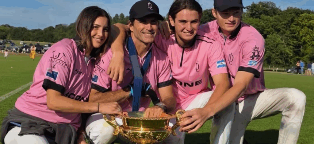 Adolfo Cambiaso and his daughter Mia made history by winning the prestigious British Open Polo Championship with their team La Dolfina Scone / Photo IG @miacambiaso