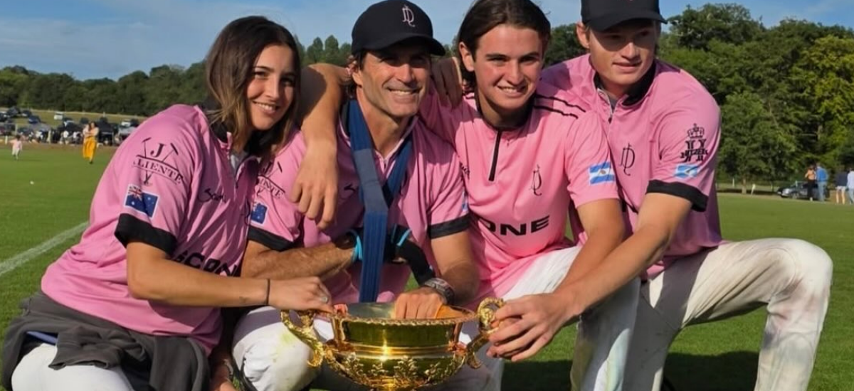 Adolfo Cambiaso and his daughter Mia made history by winning the prestigious British Open Polo Championship with their team La Dolfina Scone / Photo IG @miacambiaso