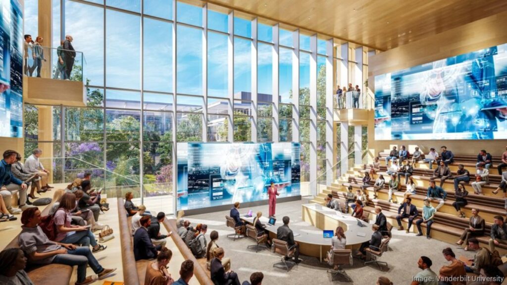 Vanderbilt University is making a bold move by extending its educational presence beyond its home base in Tennessee, with plans for major developments not only in West Palm Beach but also in New York City. / Photo via Vanderbilt University