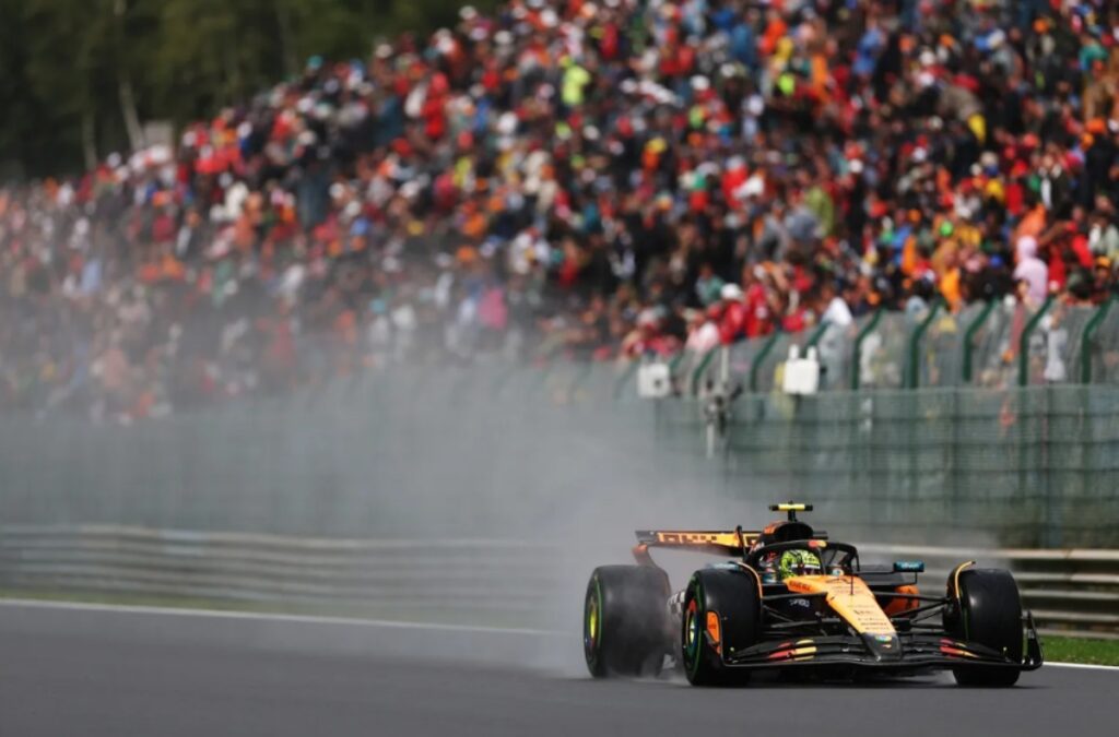 Piastri's balanced approach—aggressive when needed, conservative when required—was key to his win, placing him 16 points ahead of Norris as the championship moves to Hungary. / Photo via McLaren