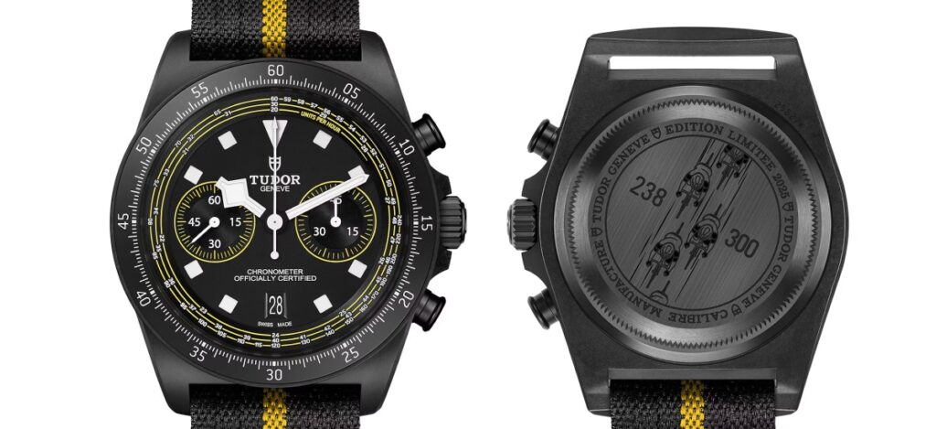 Tudor introduces the Pelagos FXD Chrono “Yellow,” a striking and limited edition of just 300 pieces celebrating Swiss cycling icon Fabian Cancellara and his history at the Tour de France