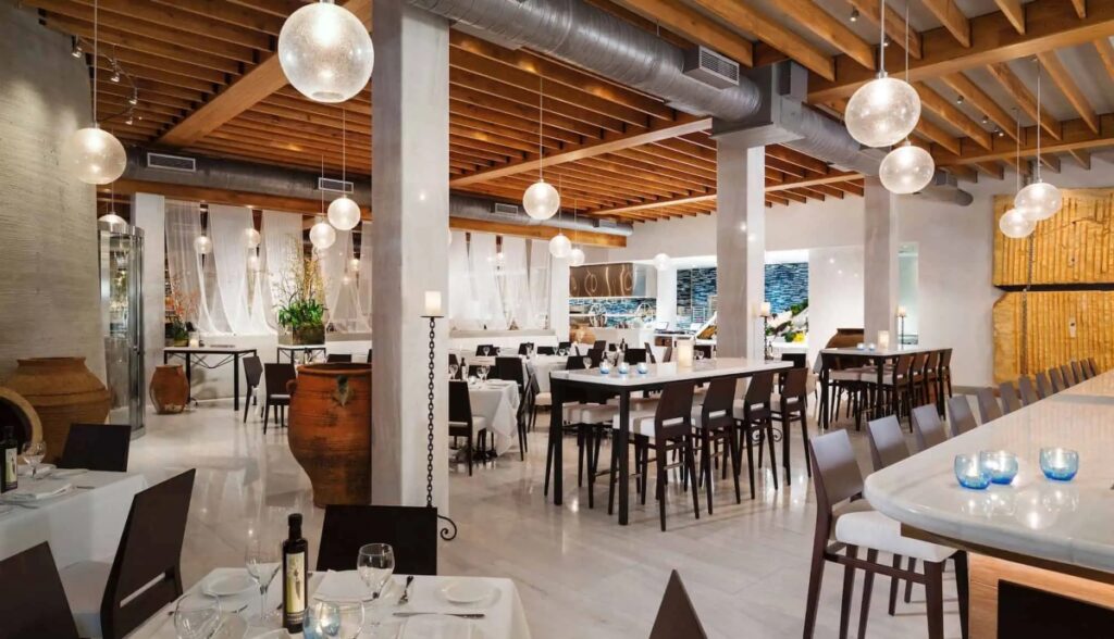 With 16 Michelin-starred restaurants per 100,000 residents, it’s clear that the city values quality, originality, and global influences. / Photo via Estiatorio Milos