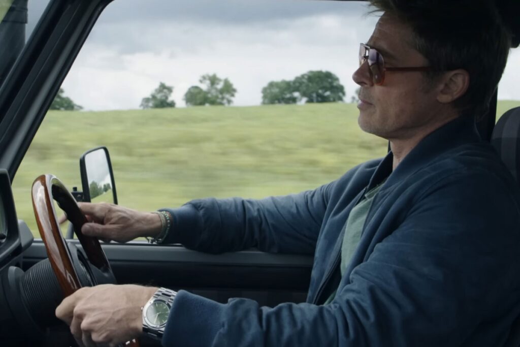 IWC’s partnership with the F1 movie represents a harmonious blend of top-tier watchmaking and the thrilling energy of racing, making it a must-watch for enthusiasts of luxury and speed / Photo via Warner Bros. Pictures / Apple Original Films