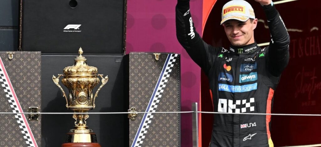 From the start, all eyes were on Norris. Fans packed the "Landostand," dressed in his iconic yellow. / Photo F1