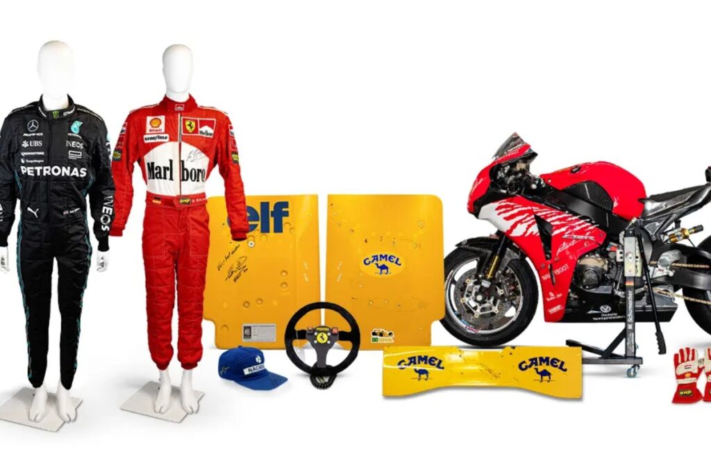 More than 280 motorsport items from Michael Schumacher will be available exclusively in an online auction organized by RM Sotheby's / Photo Sothebys