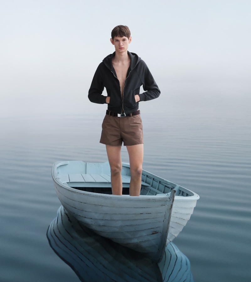 The campaign has now taken physical form in Capri, Italy. / Photo Prada