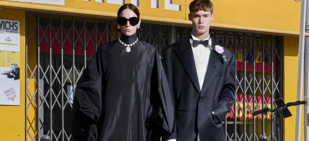 Presented at the restored apartment of Cristóbal Balenciaga, the collection fused past and present, tradition and innovation, emotion and intellect / Photo Balenciaga