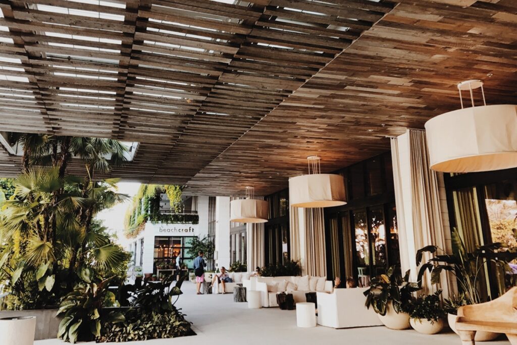 Reclaimed wood, neutral palettes, and ocean views create a calming retreat. / Photo 1 Hotel