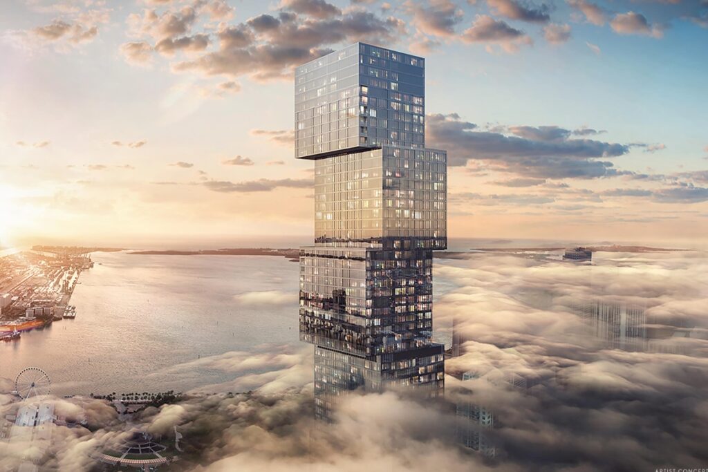 Designed by Sieger Suarez Architects in collaboration with renowned architect Carlos Ott, the tower's futuristic form is inspired by precision and elegance. / Photo Waldorf Astoria